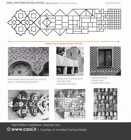 Pixel Pattern Installation Mashad Iranian Architecture Workshops  10 