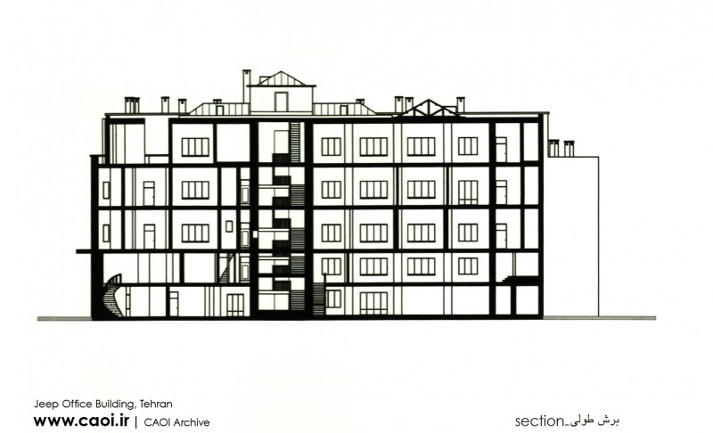 ساختمان اداری جیپ در تهران اثر معمار ارمنی وارطان هوانسیان