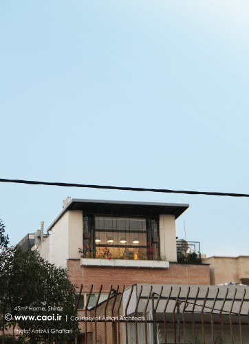 45m2 Home, Amir Hossein Ashari, Minimal Architecture, Iranian Architecture, خانه 45 متری در شیراز, امیرحسین اشعری, معماری مینیمال