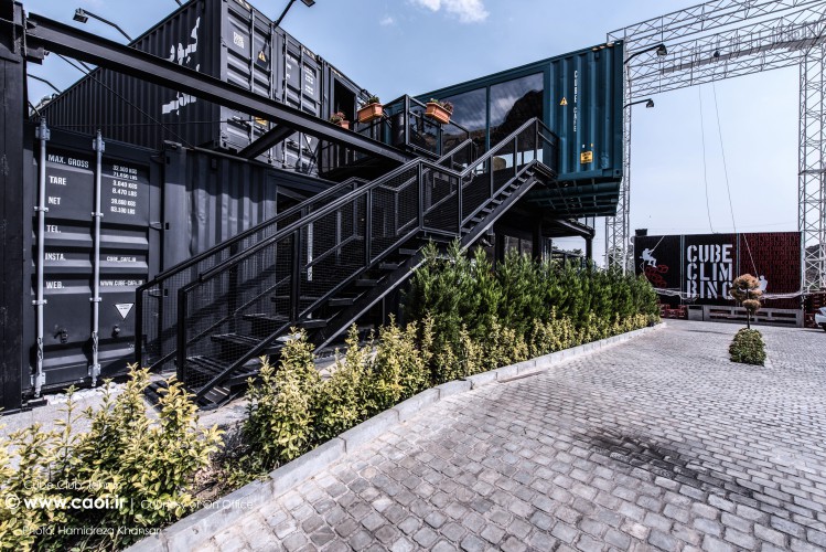 Cube Club in Tehran On Office container architecture  29 
