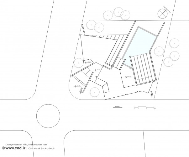 Orange Garden Villa   Ero Architects   Site Plan