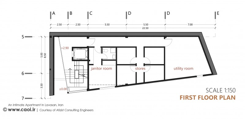 Lavasan House Apartment First floor plan