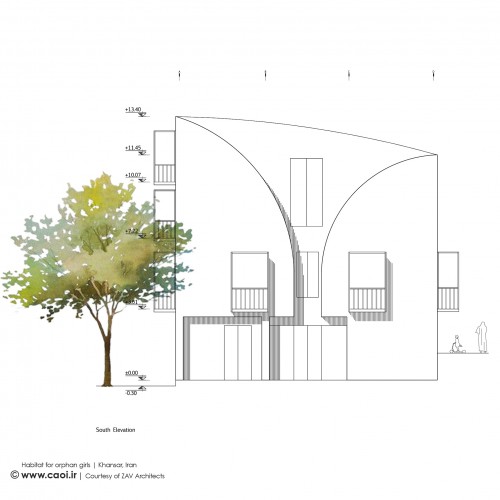 Habitat for Orphan Girls in Khansar ZAV Architects Iranian Modern Architecture  47 