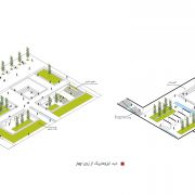 Golshahr Mosque and Plaza in Karaj by Saffar Studio Isometric 2 Golshahr Mosque and Plaza in Karaj by Saffar Studio Isometric 2