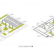 Golshahr Mosque and Plaza in Karaj by Saffar Studio Isometric 4 Golshahr Mosque and Plaza in Karaj by Saffar Studio Isometric 4