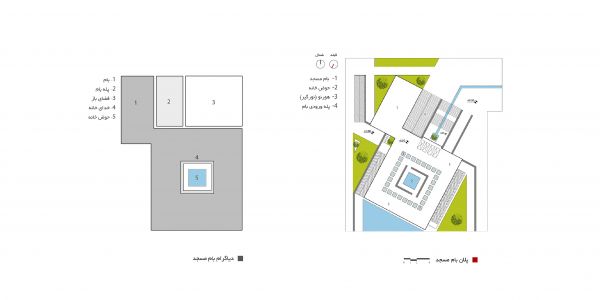 Golshahr Mosque and Plaza in Karaj by Saffar Studio Plans  2 