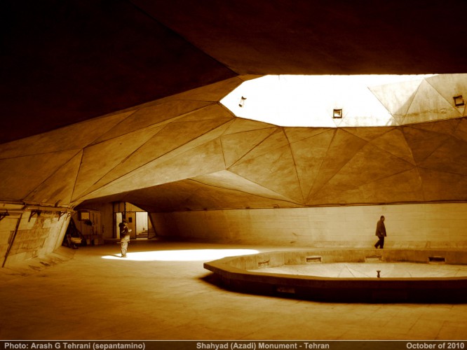 azadi tower contemporary architecture of iran