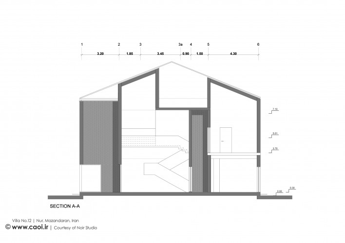 Villa No.12 in Nur Mazandaran Design Sections  1 