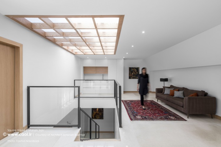 Square House in Isfahan Iran by Ameneh Bakhtiar Modern House Design  12 