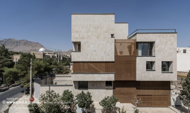 Square House in Isfahan Iran by Ameneh Bakhtiar Modern House Design  2 