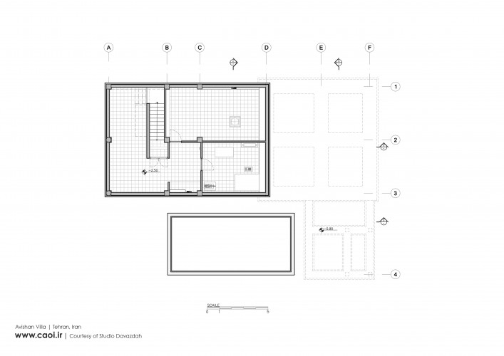 Avishan Villa in Lavasan Basement Floor Plan
