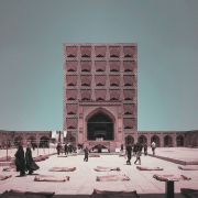 Retro futurism Iranian High rise Architecture Landmarks photomontage  14 