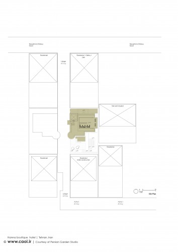 Site Plan of Hanna Boutique Hotel