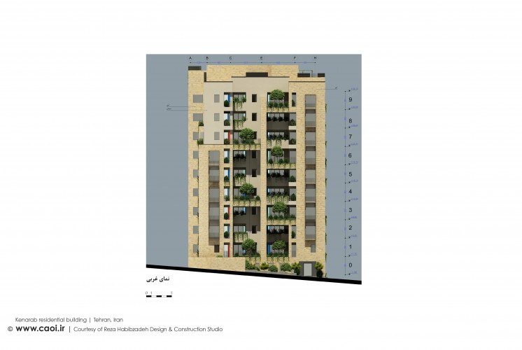 Facade Design Kenarab Residential Building  1 