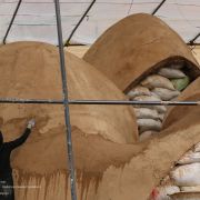 Kooshk research pavilion in Iran Student research workshop Construction Photos  10 