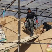 Kooshk research pavilion in Iran Student research workshop Construction Photos  7 