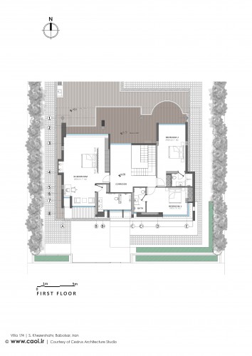 First Floor Plan Villa 174 by Cedrus Architecture Studio