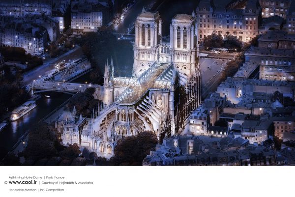 Rethinking Notre Dame In search of Life by Hajizadeh and Associates Honorable Mention  9 