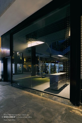 Richard Mille Watch Boutique in Tehran Interior Design by Dash Architecture Office  3 