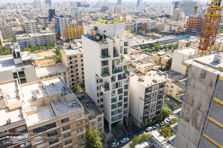 Cedrus Residential Building in Tehran NextOffice Alireza Taghaboni  36 