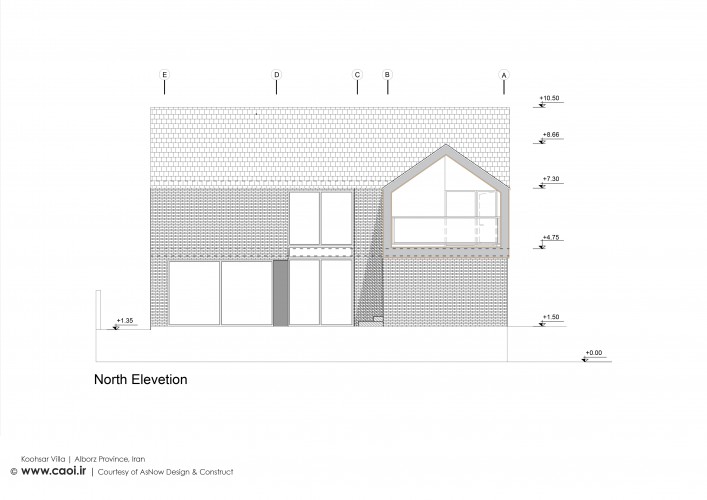 Elevations Koohsar Villa AsNow Design and Construct  2 