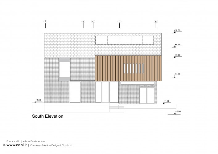 Elevations Koohsar Villa AsNow Design and Construct  3 