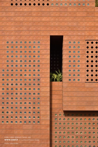 Kohan Ceram Central Office Building in Tehran Hooba Design Brick Architecture  3 