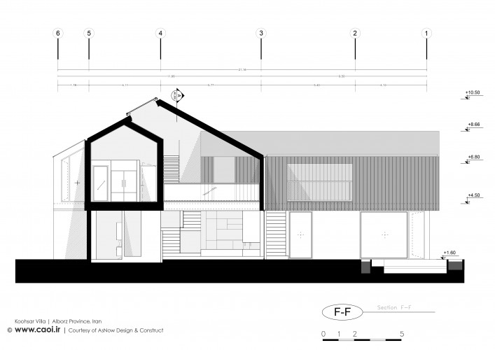 Sections Koohsar Villa AsNow Design and Construct  3 