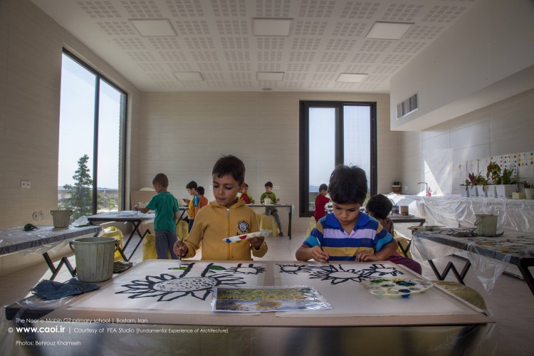 The Noor e Mobin G2 primary school in Bastam FEA Studio Iranian Architecture  22 