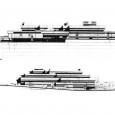 North and South Elevation of National Library of Iran North and South Elevation of National Library of Iran