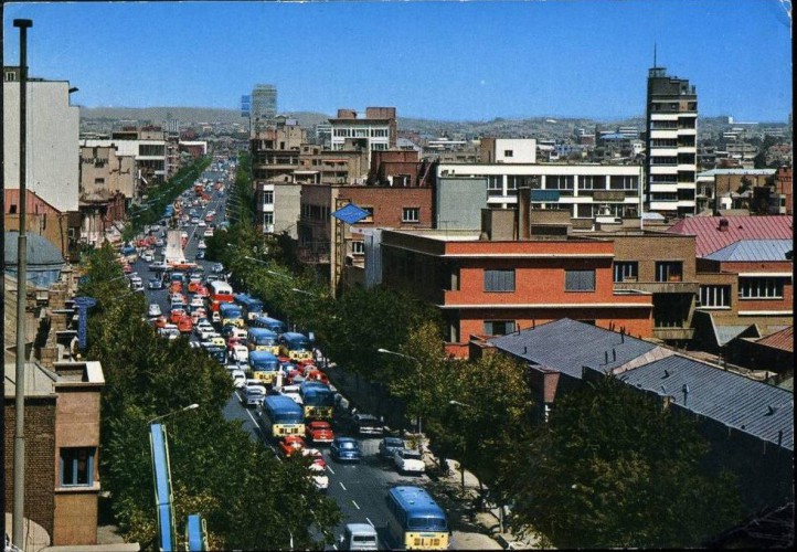 Postcard Tehran Saadi street