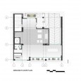 Ground Floor Plan Payvand residential building Tehran Cedrus Architecture Studio