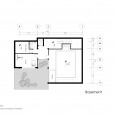Underground Floor Plan Ooshan Villa by Modaam Architects CAOI
