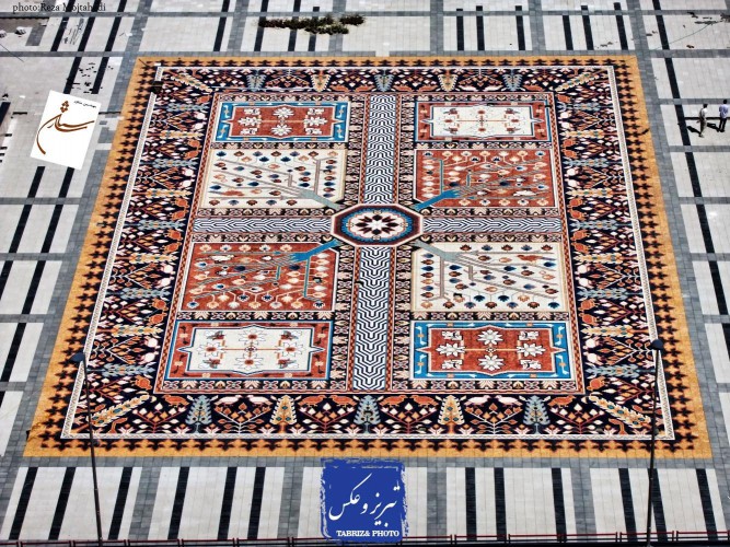 Stone Carpet ,ShahidBeheshti squar ,Tabriz ,East Azerbaijan,Sharestan Consultants,Sharestan,فرش سنگی,میدان شهید بهشتی تبریز,شارستان,معمار ایرانی,معماری معاصر ایران 