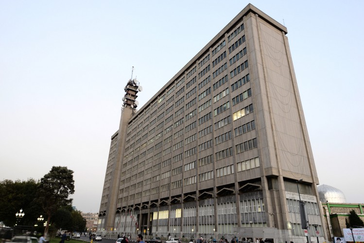 Tehran Tele communication building designed by Abdol Aziz Farman Farmaian and Zoker