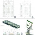 Sharif University of Technology Services Complex in Tehran Plans Sections