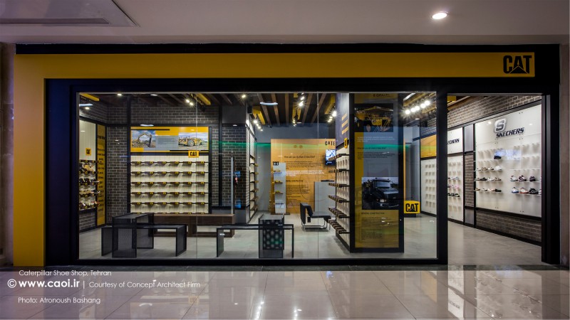Caterpillar Shoe Shop in Tehran,Concept Architect Firm, Interior Design