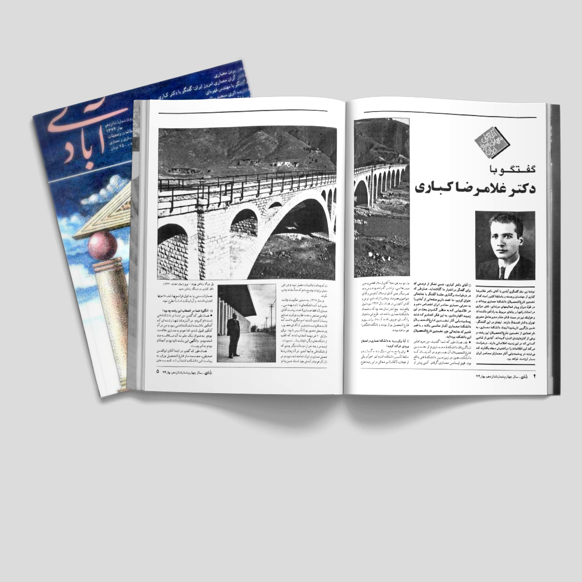 غلامرضا کباری, سهیلا بسکی, فارغ التحصیلان معماری هنرهای زیبا, معمار ایستگاه راه آهن مشهد, راه آهن تهران تبریز, راه آهن اصفهان بافق, ماکسیم سیرو, آندره گدار, محسن فروغی, دانشگاه هنرهای زیبا