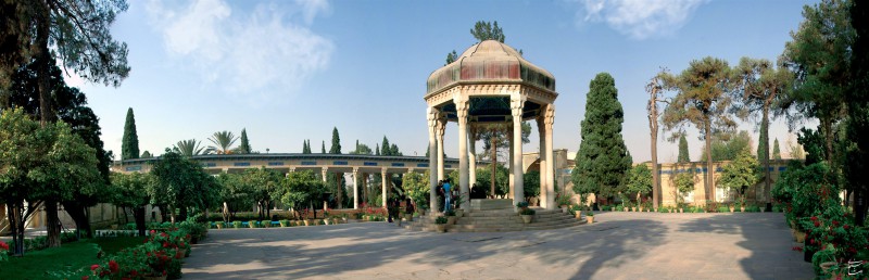 معماری حافظیه, حافظیه, آرامگاه حافظ, مقبره حافظ, آندره گدار, Hafez tomb architecture, Hafez mausoleum architecture, Andre Godard