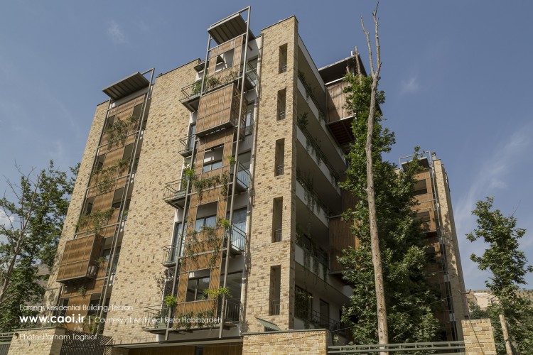 Earrings Residential Building, Reza Habibzadeh, ساختمان مسکونی گوشواره ها, رضا حبیب زاده