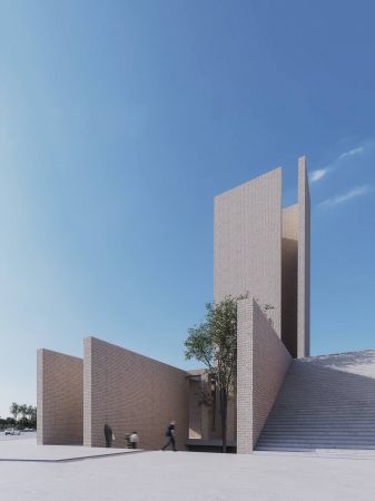 Golshahr Mosque and Plaza in Karaj by Saffar Studio Modern Mosque  1 