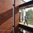 Brick Pattern House in Royan Mazandaran Brick Architecture  10 