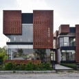 Brick Pattern House in Royan Mazandaran Brick Architecture  1 