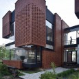 Brick Pattern House in Royan Mazandaran Brick Architecture  3 