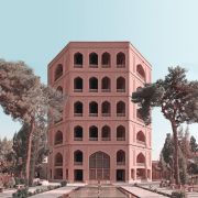 Retro futurism Iranian High rise Architecture Landmarks photomontage 13 Retro futurism Iranian High rise Architecture Landmarks photomontage 13