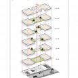 Diagram Facing Sun residential building in Fasham 1