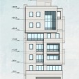 South elevation Facing Sun residential building in Fasham