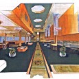 National library of iran Interior Sketch