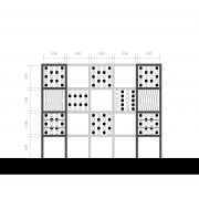 Elevation Each child one house each house one color  1 