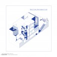 3D Section Paakat residential building Rooydaad Architects CAOI